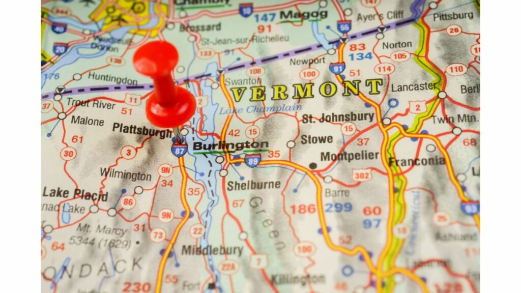 vermont map